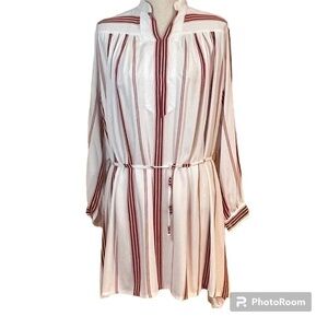 Faithful The Brand Striped Oversized Tunic Dress Sz-2